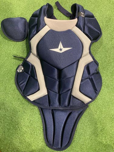 Blue Used Youth All Star Catcher's Chest Protector