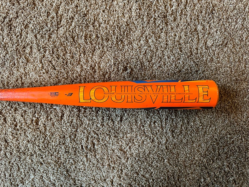 Used BBCOR Certified Louisville Slugger (-3) 29.5 oz 32.5" Atlas Bat