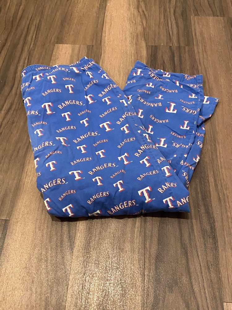 Texas Rangers MLB Sleepwear Pajama Pants Adult Large