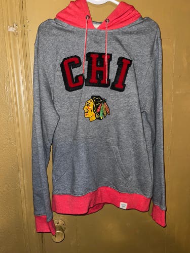Fanatics NHL Chicago Blackhawks Hoodie Mens Size Medium Brand New With Tags CHI.