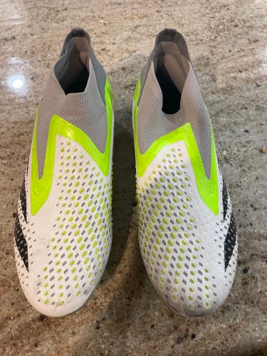 Green Used Molded Cleats Adidas Predator Accuracy Cleats