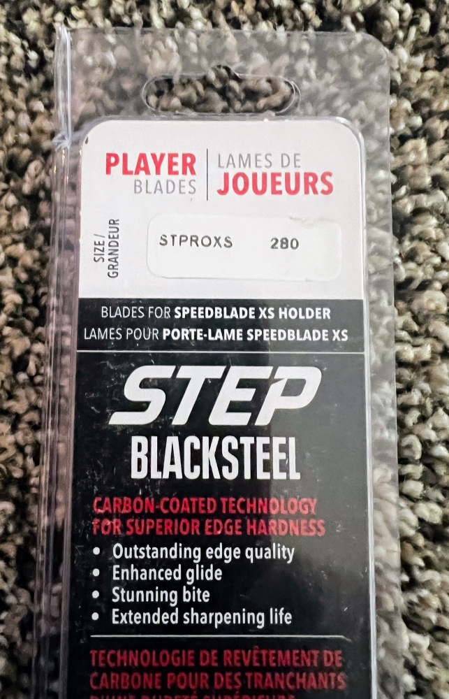 New CCM 280 mm Step steel BLACKSTEEL runners