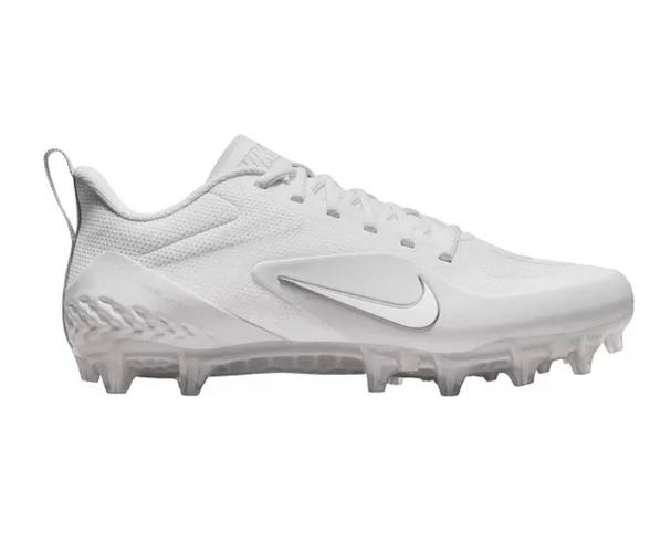 Nike Alpha Huarache 8 Pro Lacrosse cleats white size 7 *BRAND NEW*