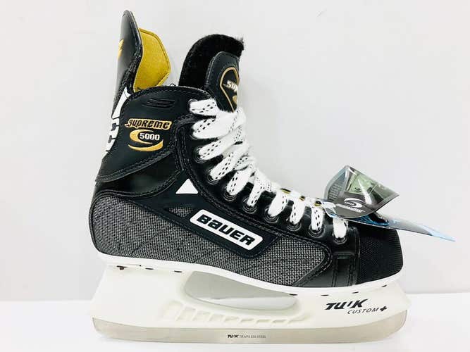 New Bauer Supreme 5000 Skates hockey size 7 D box mens black skate ice men's SR