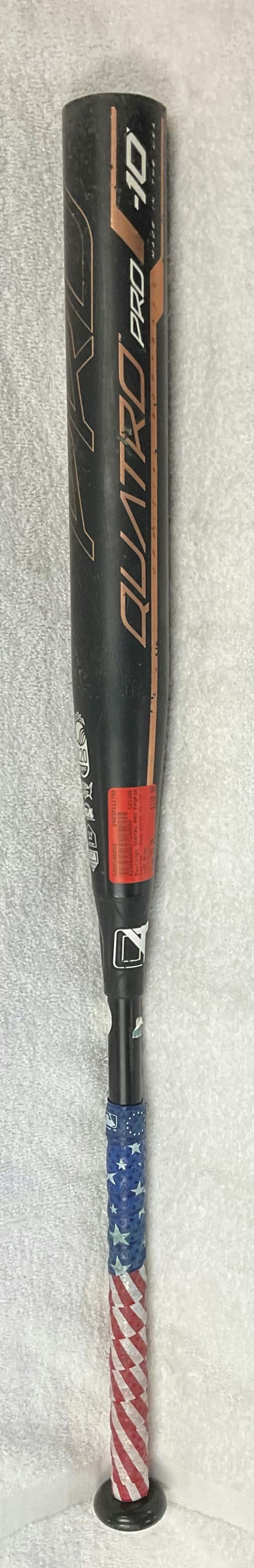 Used Rawlings Quatro Pro Fpqp10 33" -10 Drop Fastpitch Bat