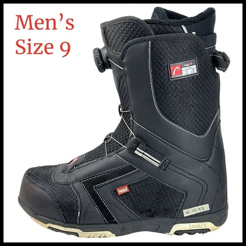 #1593 Head Scout BOA Mens Snowboard Boots Size 9
