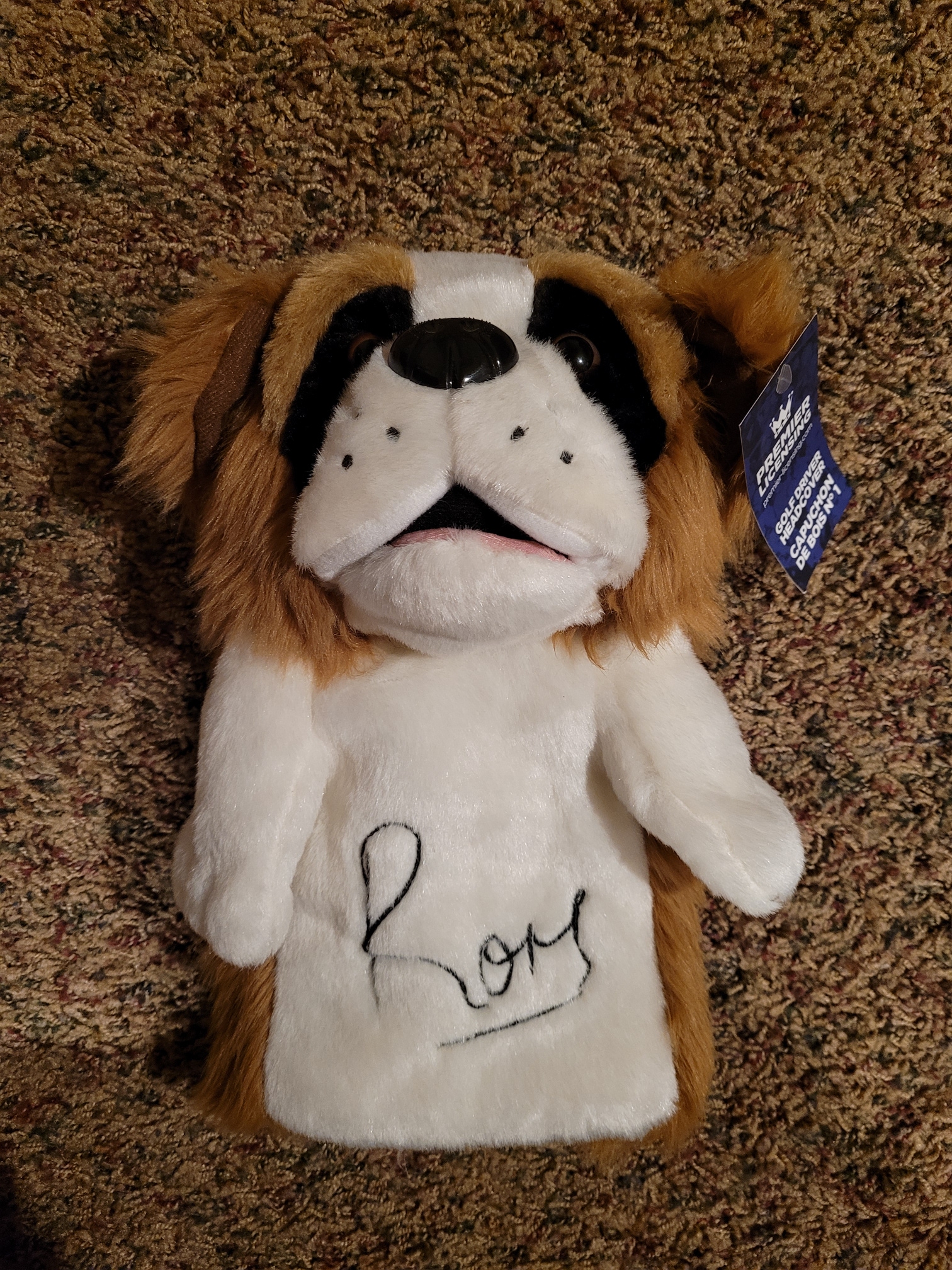 New limited edition Rory St Bernard driver headcover