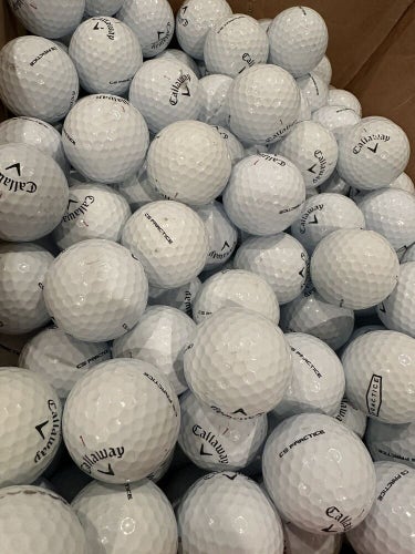 100 Callaway Chrome Soft Practice Used Golf Balls