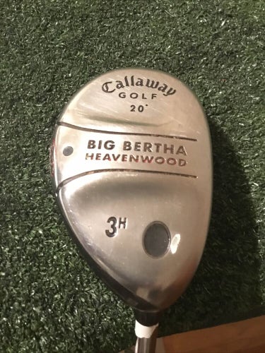 Callaway Big Bertha Heavenwood 20* 3 Hybrid Uniflex Steel Shaft