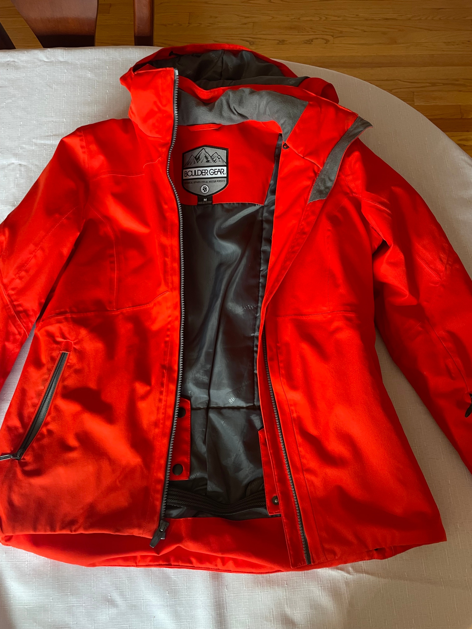 Red Used Women's Medium Boulder Gear Jacket