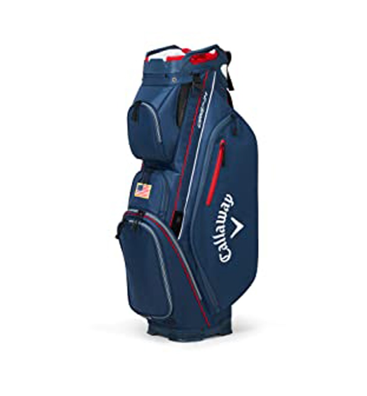 NEW 2023 Callaway Golf Org 14 Mini Navy/Red/USA Cart Bag