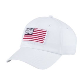 NEW Puma Volition Tactical Patch American Flag White Adjustable Hat/Cap