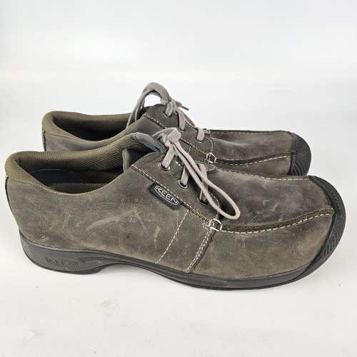 Keen Reisen Men’s Size: 11.5 Gray Leather Low Top Lace Up Town City Shoes