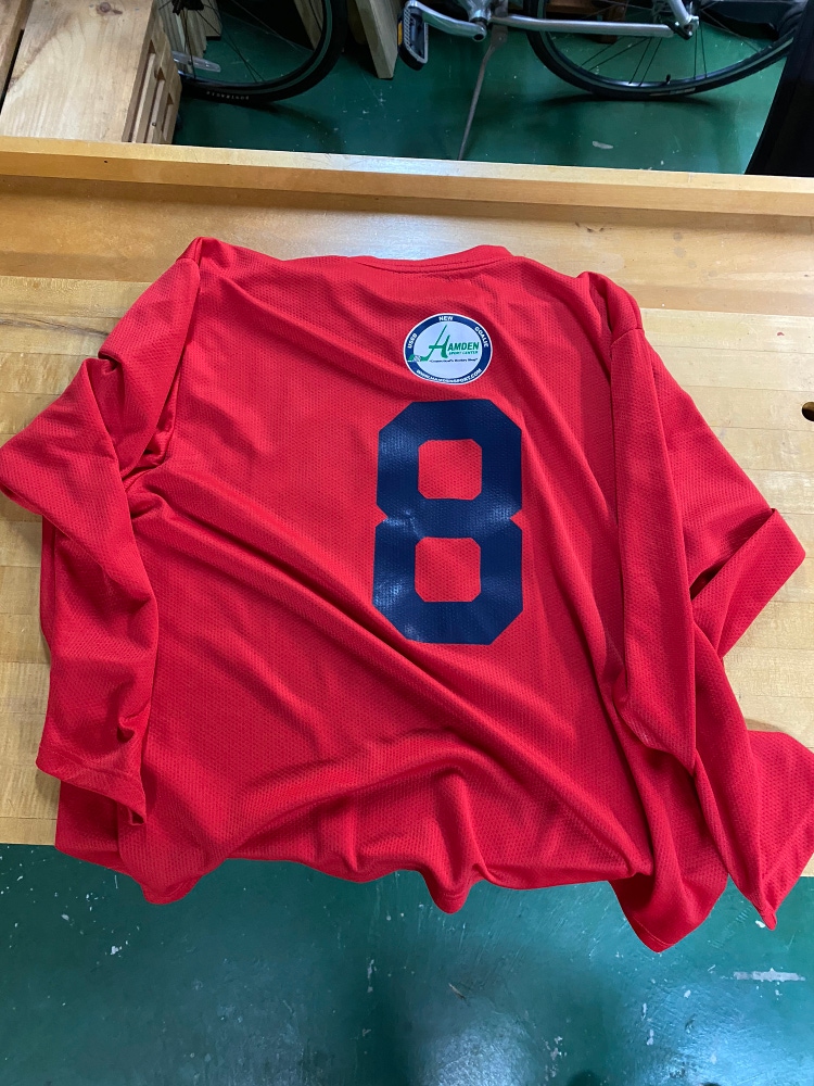 Red Used Men's Bauer Jersey