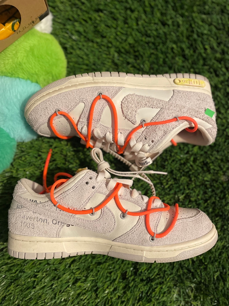 nike dunk low off white lot 11