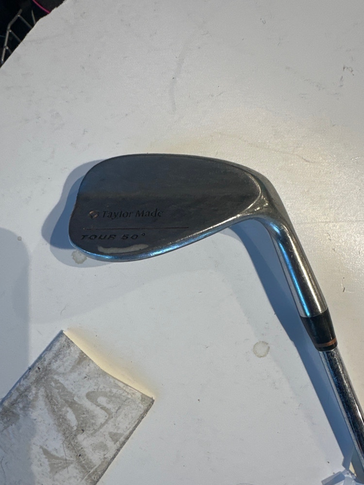 Used Men's TaylorMade Tour Right Handed Wedge Stiff Flex 50 Degree Steel Shaft
