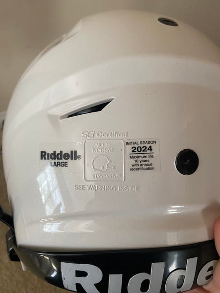 国内在庫】Riddell SPEED FLEX ホワイト サイズ：L 2024最新認可