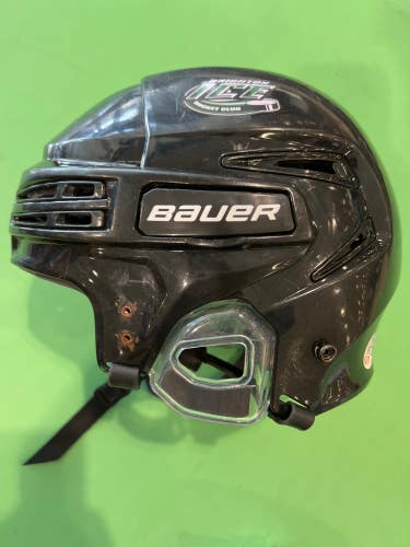 Black Used Medium Bauer Re-Akt 75 Helmet