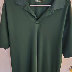 Green XL Under Armour Heatgear Golf Shirt