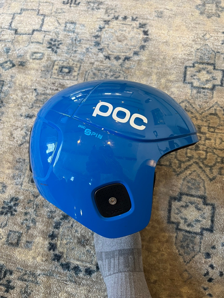 Used Large POC Skull Orbic X Spin Helmet FIS Legal