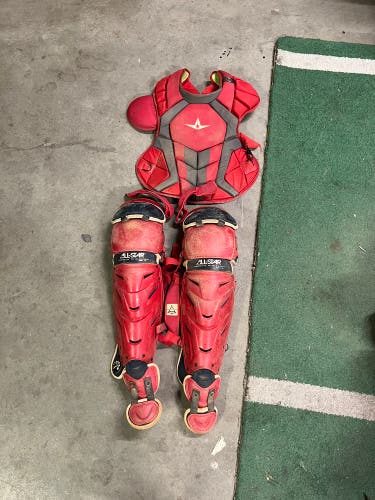 Used All Star System 7 Catcher's Set