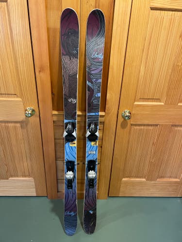 Used Women's 2014 Liberty 164 cm All Mountain Envy Skis With Bindings Max Din 10