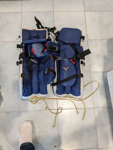 Used 22" Goalie Leg Pads