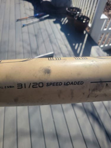 Used 2022 Warstic Alloy Bonesaber Bat (-11) 20 oz 31"