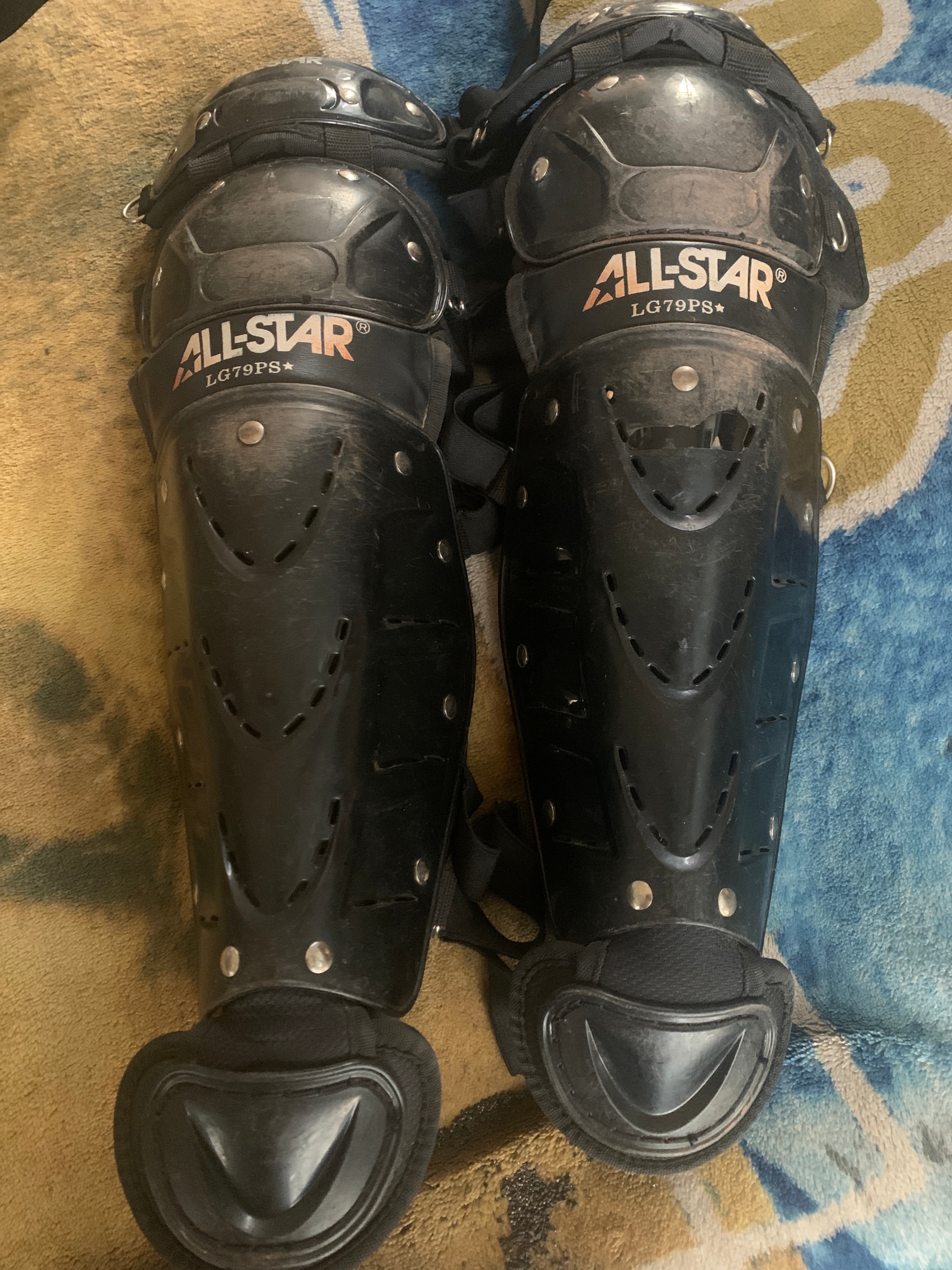 Used All Star LG79PS Catchers Leg Guards