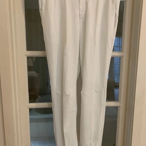 Nike Dri-Fit Vapor Slim-Fit Golf Pants Men's Summit White/Black 36x32 DA3062-121