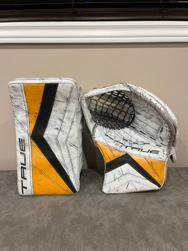 Custom Pro Stock True PX3 Goalie Gloves