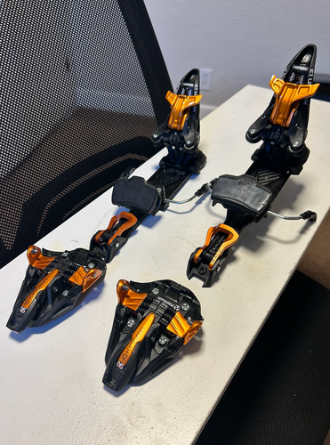 Marker Alpine Touring Kingpin 13 Ski Bindings 100 mm Brake Width Max Din 13