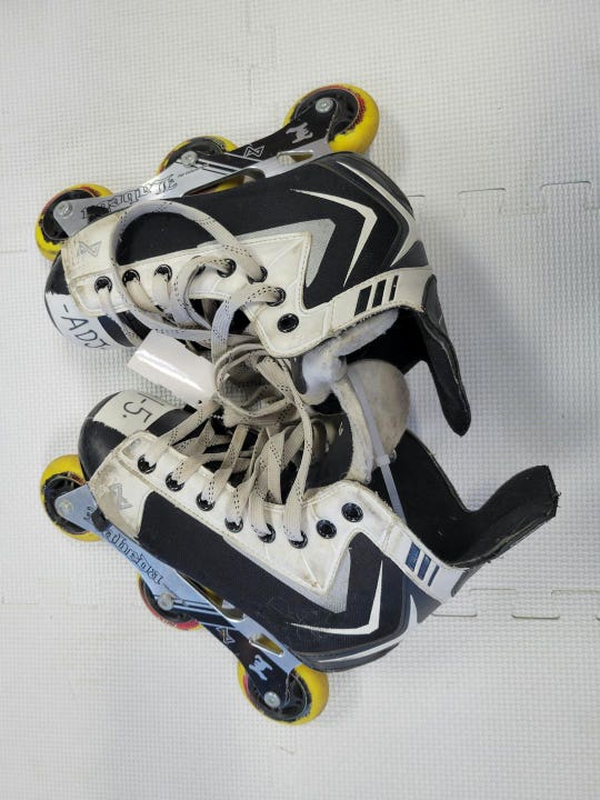 Used Alkali Jr 1-5 Adjustable Roller Hockey Skates