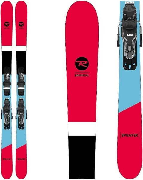 NEW ROSSIGNOL SPRAYER 80 TWINTIP SKIS SIZE 178 CM WITH LOOK