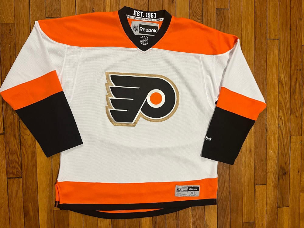 Philadelphia Flyers 50th Anniversary Reebok Premier Jersey Size XL MSRP $130