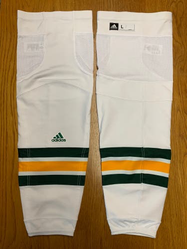 Adidas Pro Stock Hockey Socks L UVM Vermont White