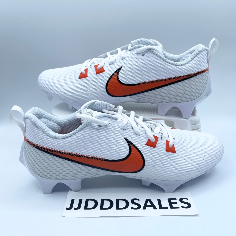 Nike Vapor Edge Speed 360 2 Football Cleats Orange White FJ1582-180 Men’s Sz 10.5