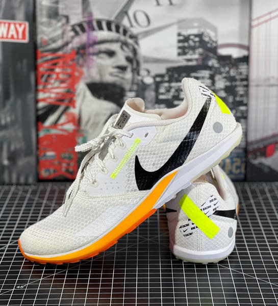 Nike Zoom Rival XC 6 White/ Orange Track Shoes Spikes Men display picture 2