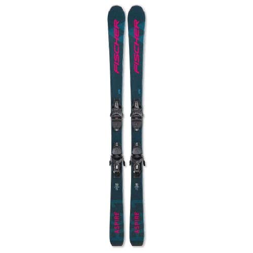 NEW FISCHER ASPIRE SKIS SIZE 155 CM WITH FISCHER BINDINGS $550