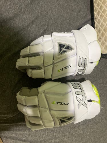 Used  STX Extra Large Cell V Lacrosse Gloves