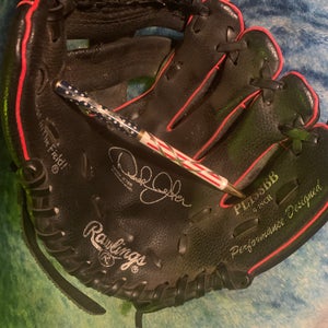 Used Rawlings PL158BB Derek Jeter Autograph Model Glove