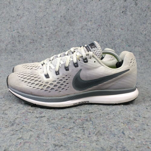 Nike Air Zoom Pegasus 34 Womens Running Shoes Size 8 Sneakers Gray 880560-010