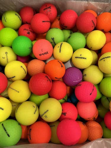 50 Volvik Used Golf Balls MATTE Assorted Colors mint/near Mint