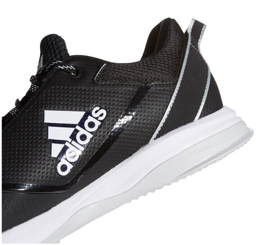 new men's size 9 Adidas Icon 7 Turf Baseball Shoe's S23711 Black White BSBL  | SidelineSwap | Buy and Sell on SidelineSwap