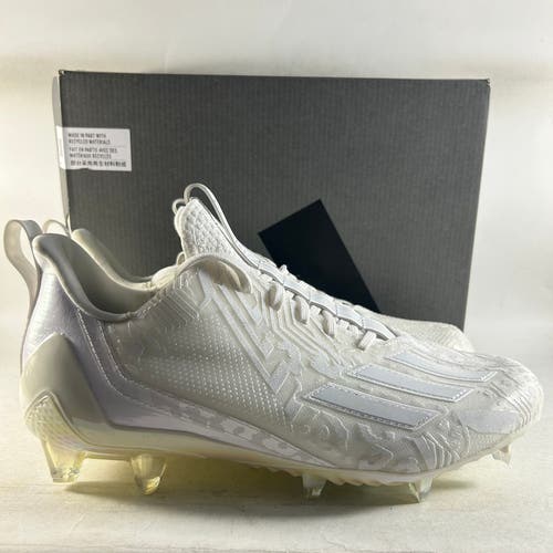 NEW Adidas Adizero 12.0 Men’s Football Cleats Triple White Size 7.5 IG7223