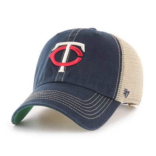 Minnesota Twins '47 Brand MLB Clean Up Adjustable Strapback Dad Hat