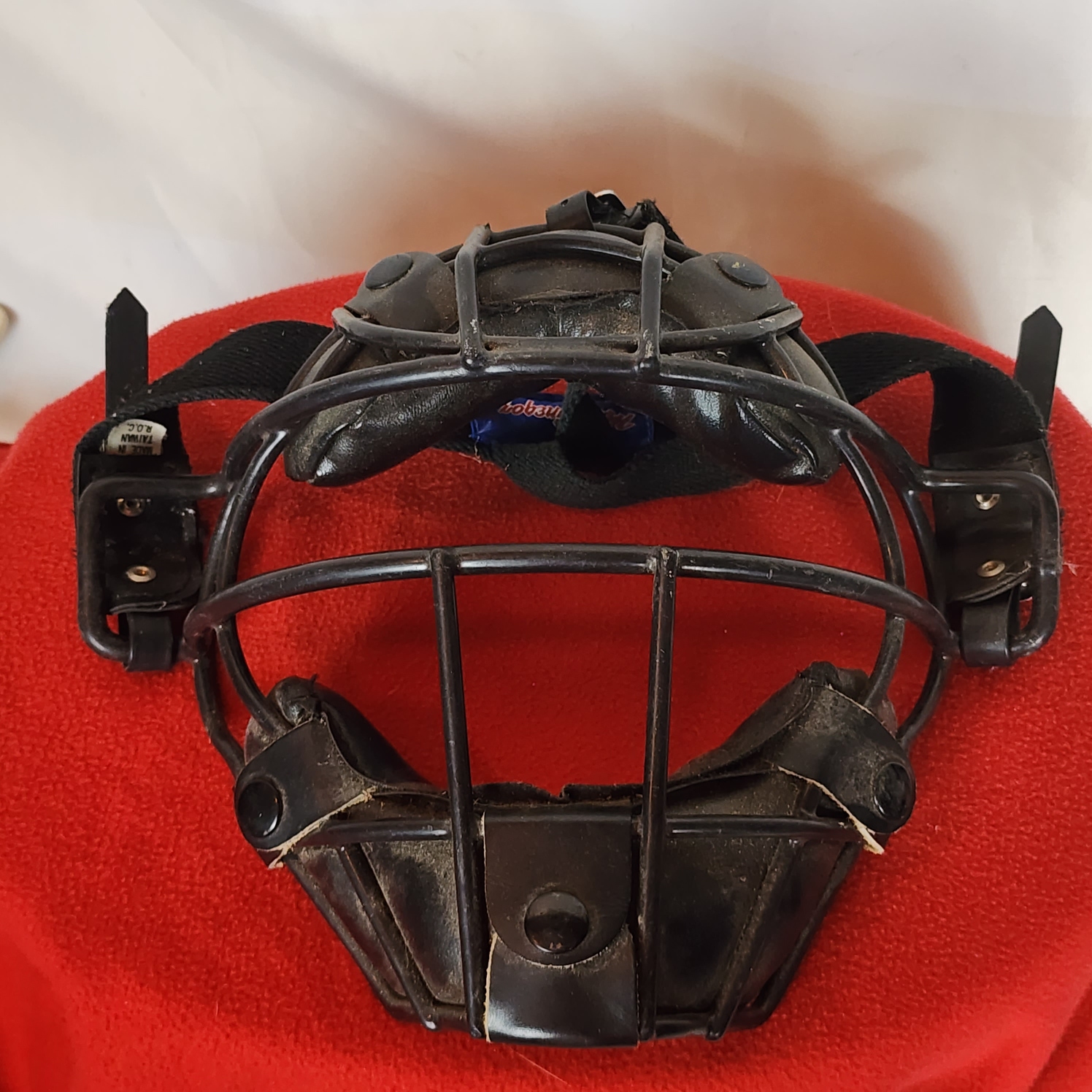 Used Catcher's Mask MacGregor B-25 Black Baseball Umpire or Catcher's Mask