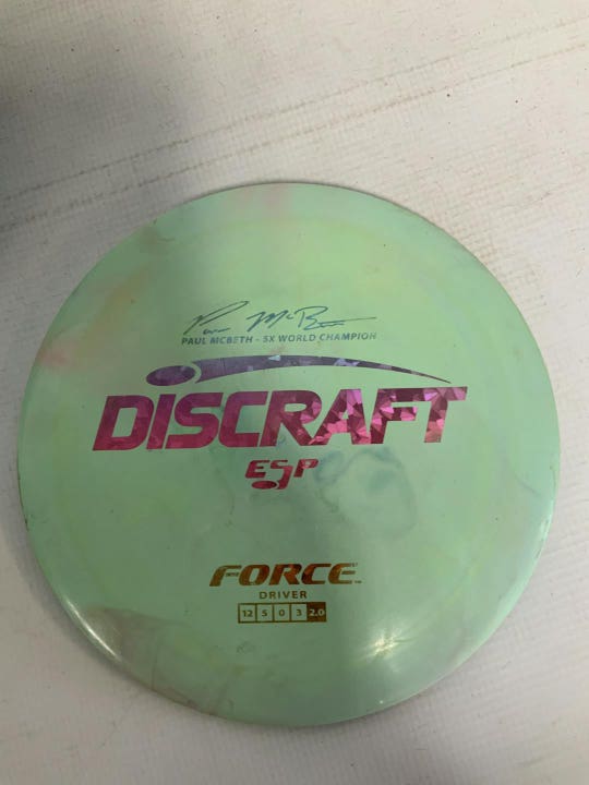 Used Discraft Esp Force Disc Golf Drivers