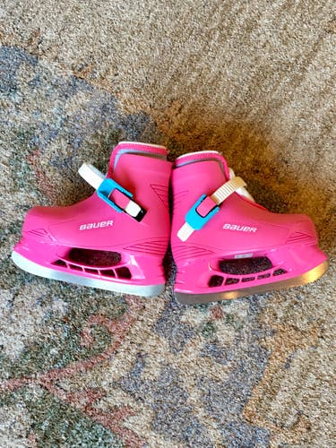 Youth Used Bauer L'il Champ Hockey Skates  8/9