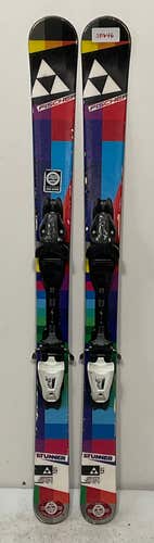 Used Kid's Fischer 121cm Park Stunner Skis With Fischer FJ4 Bindings (SY1646)